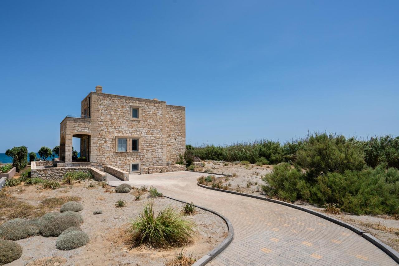 Beachfront Villa Turquoise With Private Pool, Bbq And Ping Pong Table Hanya Dış mekan fotoğraf